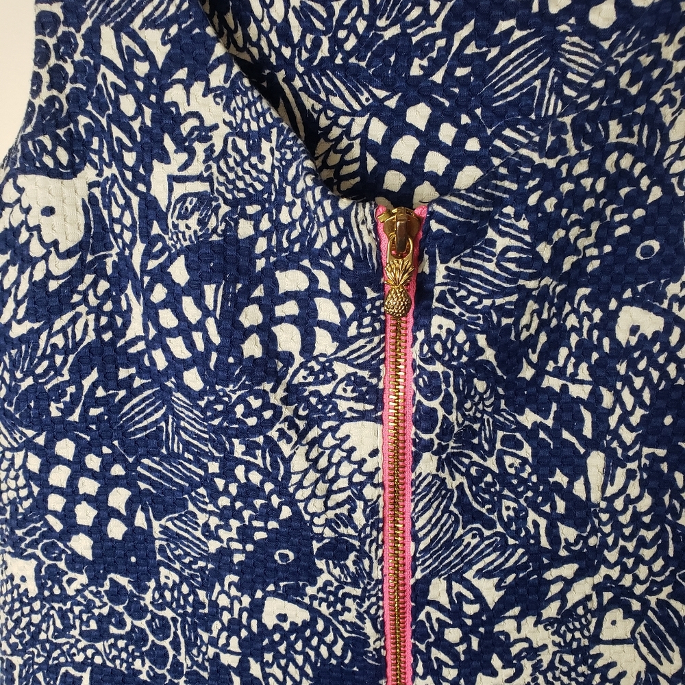 Lilly Pulitzer Upstream Fish Shift Dress - Picture 7 of 8